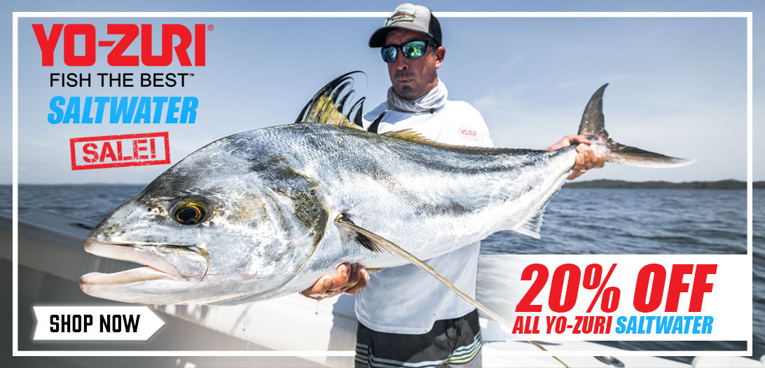 Enjoy 20% OFF ALL Yo-Zuri Saltwater!