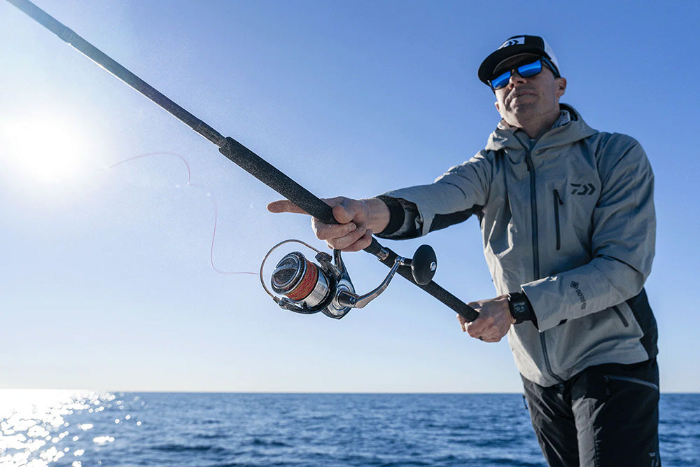 cheap daiwa sea fishing reels BG Spinning Saltwater Rod & Reel Combo you can moderate the speed your offerings swim REELS Daiwa US