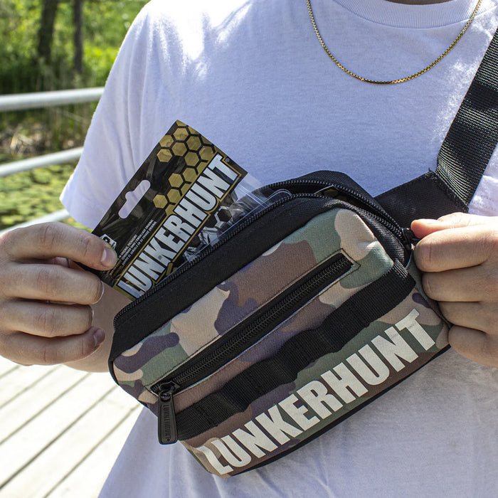 Lunkerhunt LTS Avid Camo Waist Bag - 1.26L