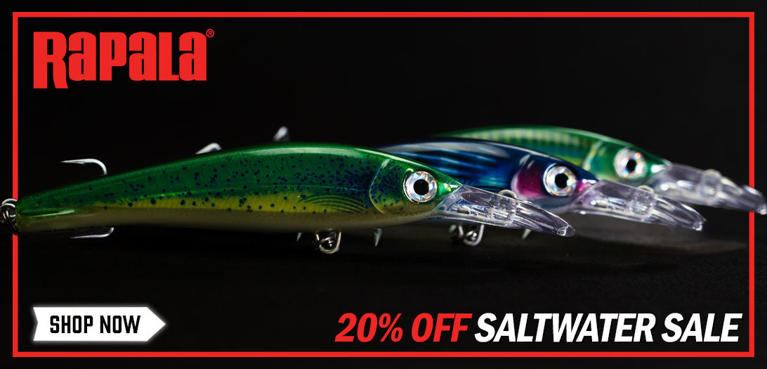 Enjoy 20% OFF Rapala Saltwater Here!