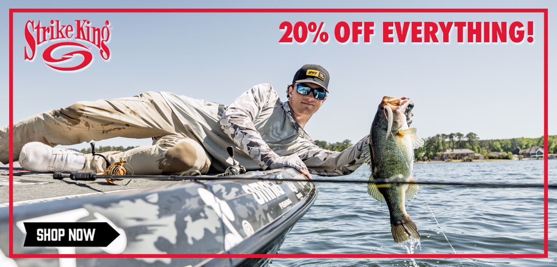 Enjoy 20% OFF Everything Strike King!