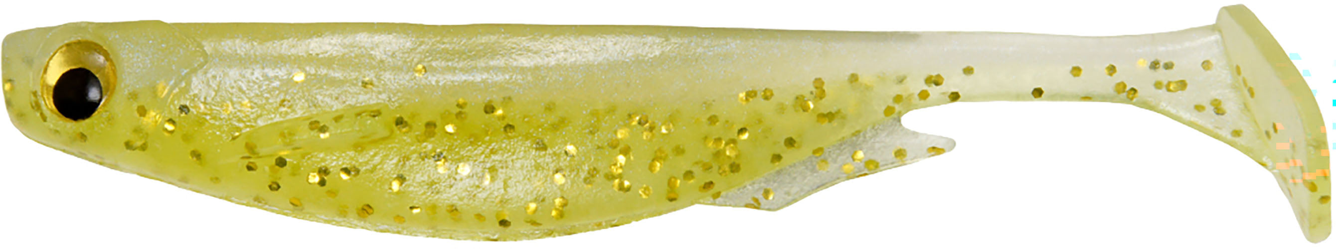 Megabass Spark Shad Paddle Tail Swimbait - 4 Inch - Lemon Shad