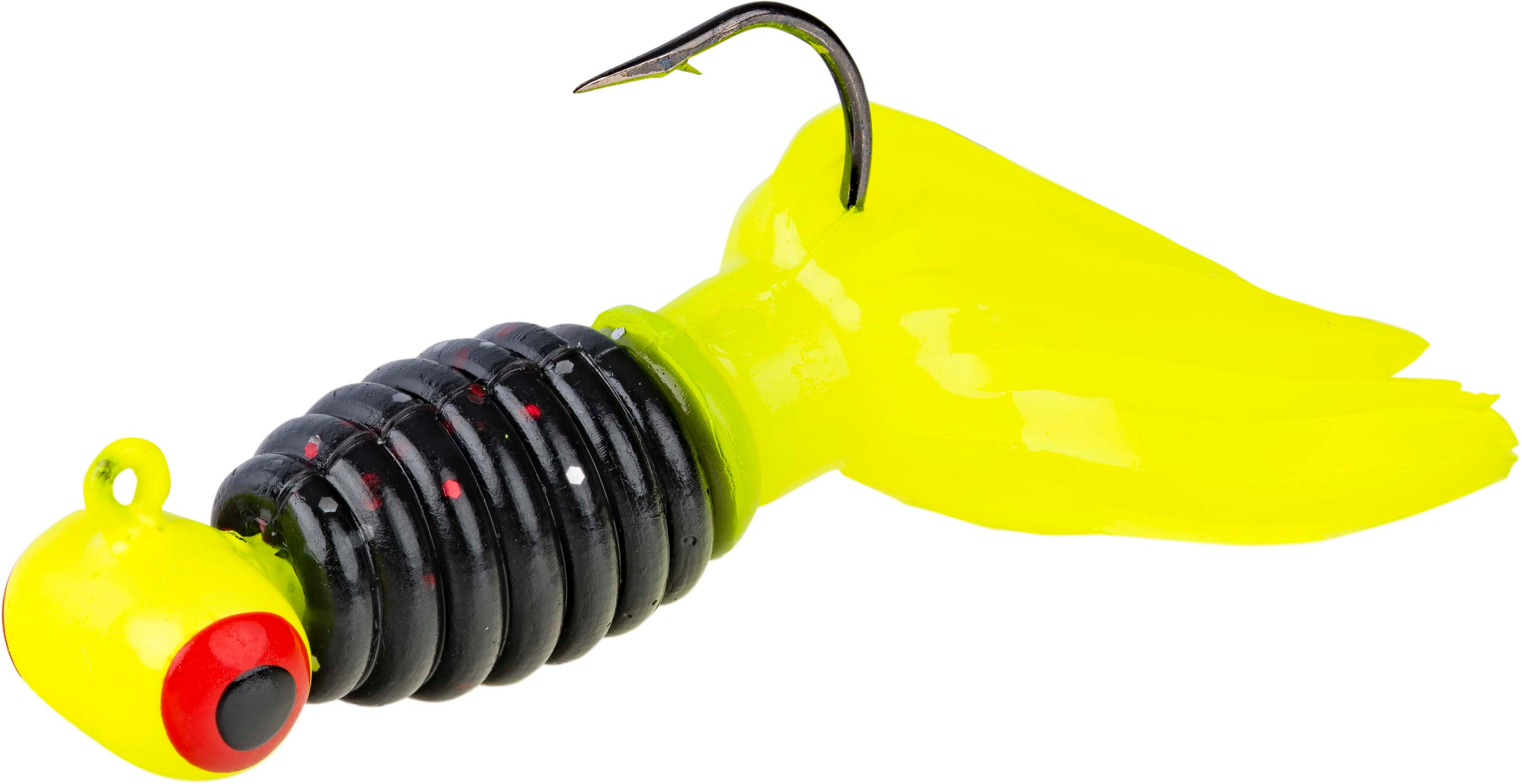 Strike King Mr. Crappie Sausage Heads Thunder 1/16oz / White Head