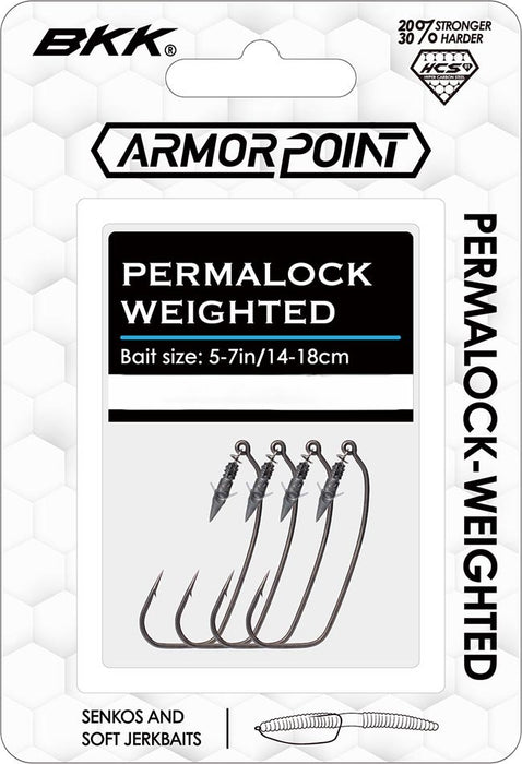 BKK Armor-Point Permalock Worm Hook + Bait Keeper Combo