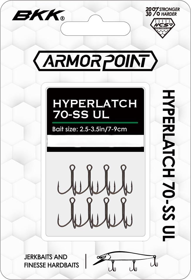 BKK Armor-Point Hyperlatch Treble Hooks BKK Armor-Point Hyperlatch Treble Hooks