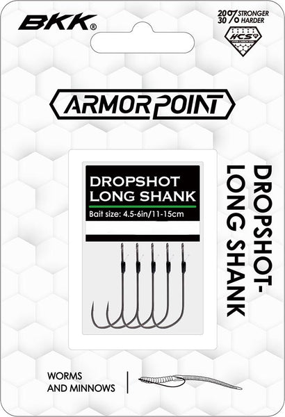 BKK Armor-Point Long Shank Dropshot Hook 2/0