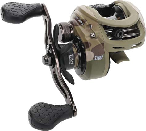 lews american hero vs abu garcia black max Lew's Camo Spinning Combo featuring a newly designed HeroCam pattern on the body and stem Lew's American Hero Baitcaster Combo/Bass