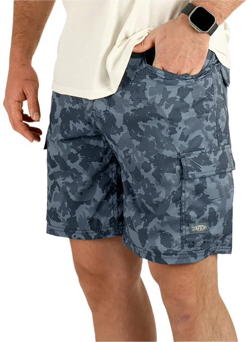 AFTCO Deckhand Camo Cargo Shorts