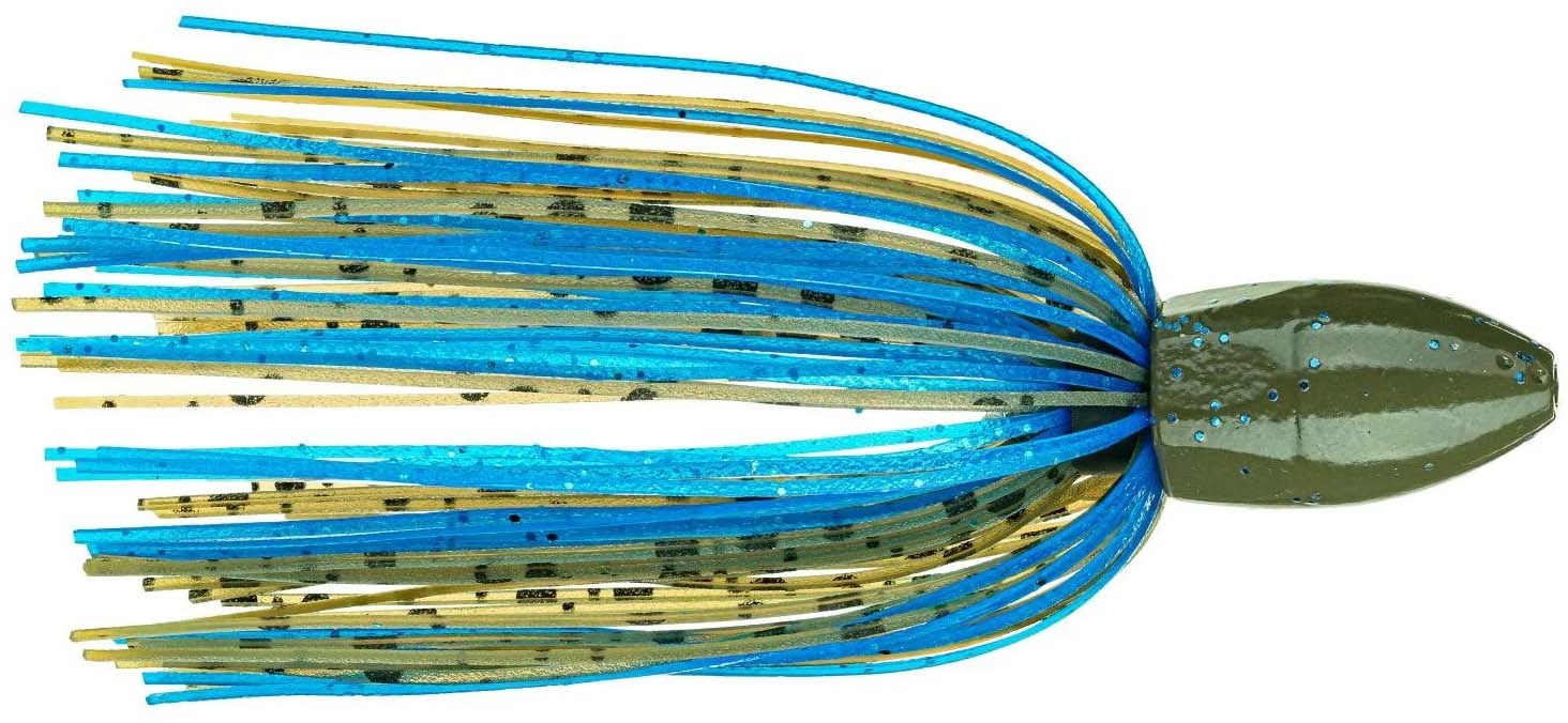 anti kink vanes lure fishing rig Strike King Tour Grade Tungsten Slither Rig 1/2oz Green Pumpkin Craw