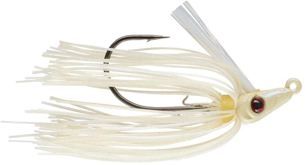 Booyah Mobster Swim Jig - Pearl Ghost Bone