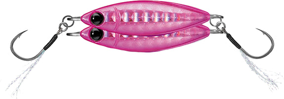 Daiwa Zakana KO Superlight Jigging Spoons - Pink Zebra UV - 5/7 oz