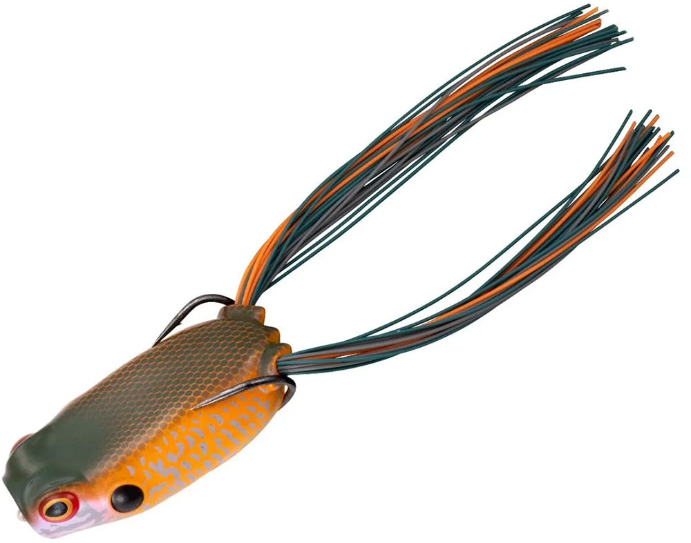 booyah bait company pad crasher fishing lure Booyah Poppin' Pad Crasher-Pumpkinseed