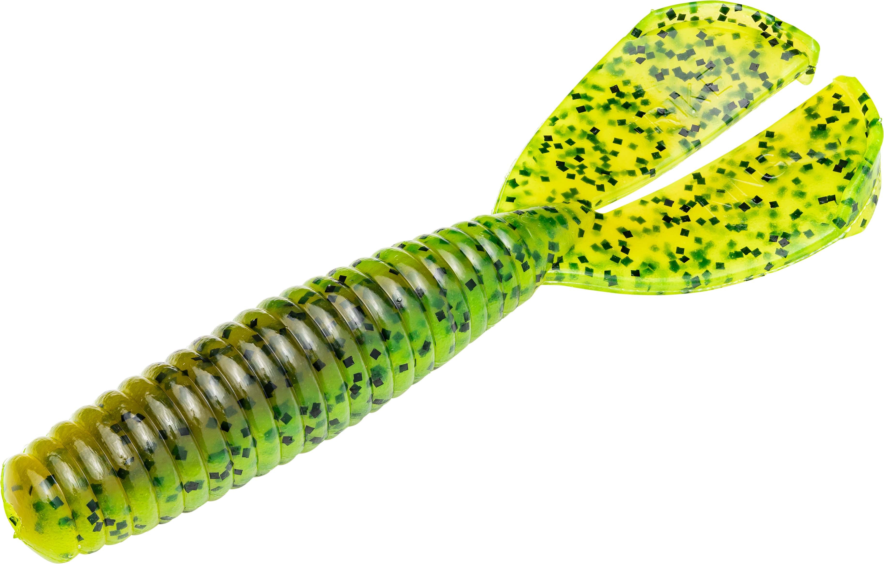 Strike King Rage Magnum Menace Grub - Green Pumpkin Strike King Rage Magnum Menace Grub - Green Pumpkin