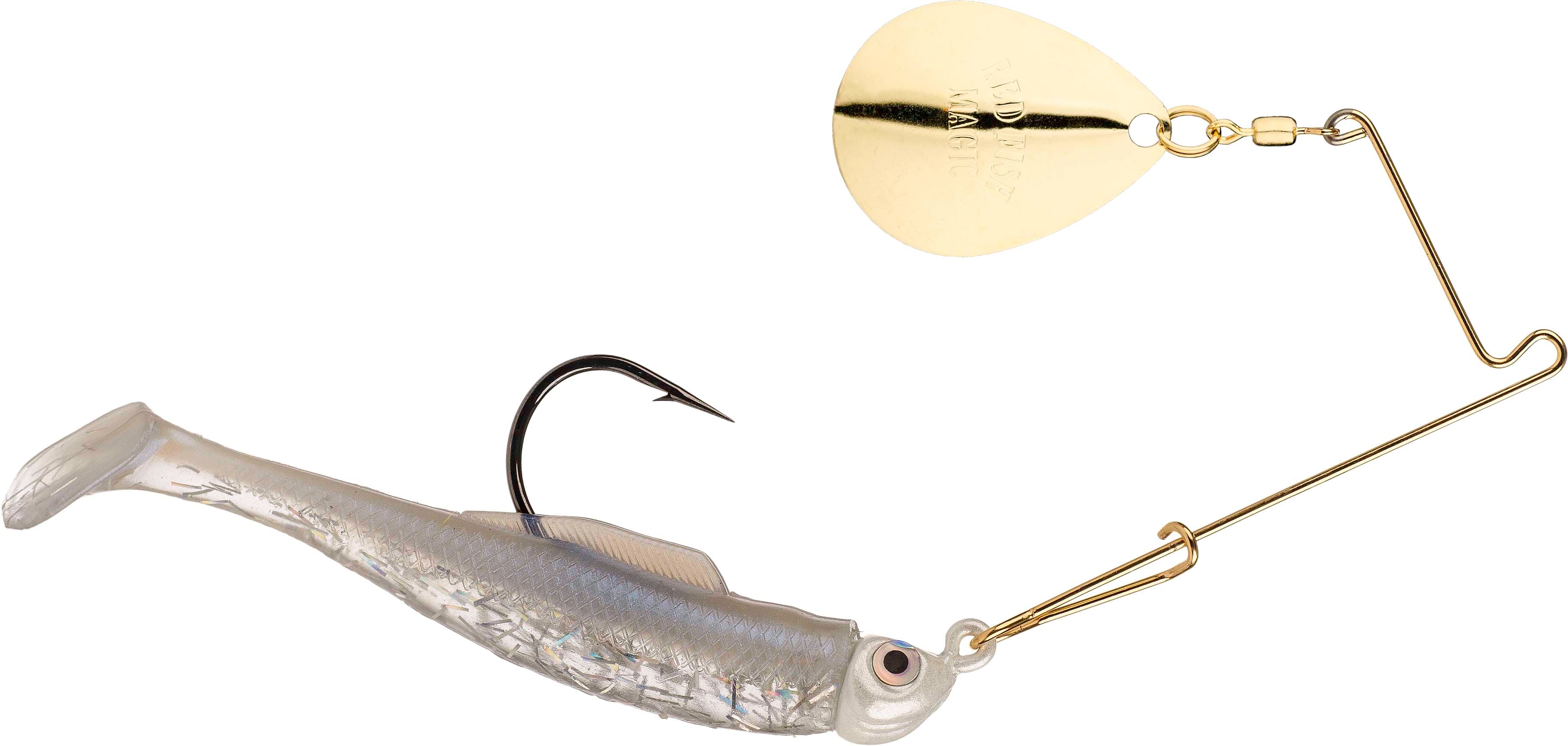 cheap fishing lures spinners Strike King Redfish Magic Spinnerbait Electric Chicken / 1/8 oz