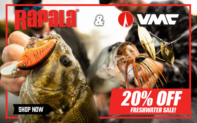 Rapala & VMC 20% Off Freshwater Sale! 