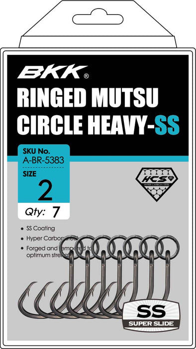 BKK Heavy Super Slide Circle Hooks Bulk Pack 6/0 Qty 25