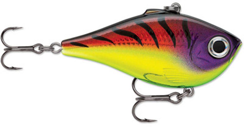 blue and orange lipless rapala fishing lure Rapala Rippin' Rap 7 / Ruby Antifreeze