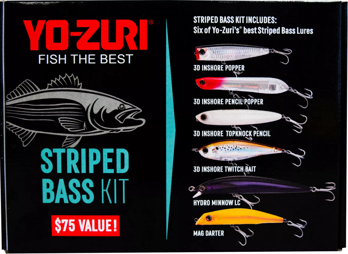 Central Hobby LURES COLLECTION 6セット Yo-Zuri Striped Bass Kit — Discount Tackle