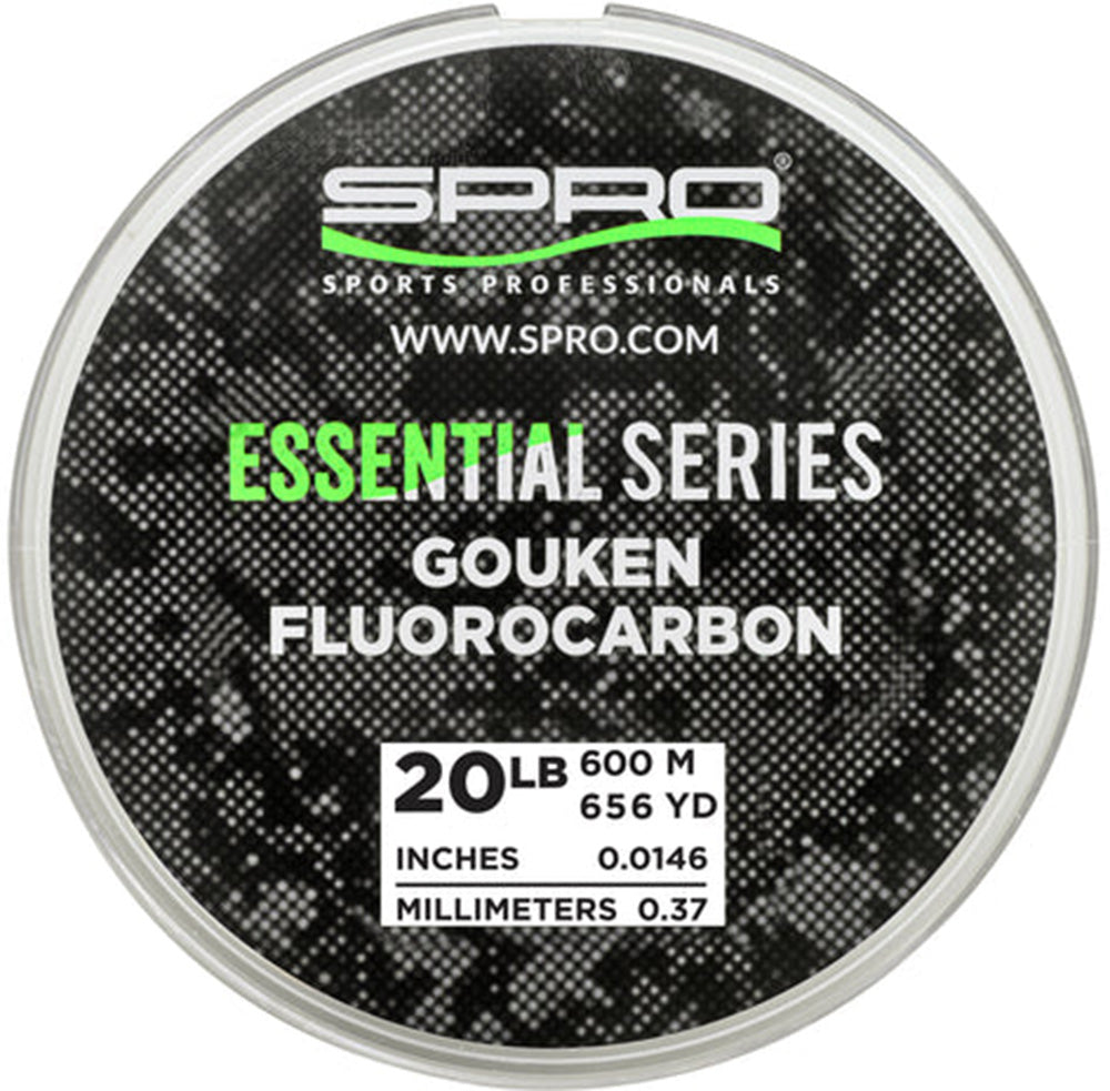 Spro Essential Series Gouken Fluorocarbon Fishing Line 20lb / 656 Yards
