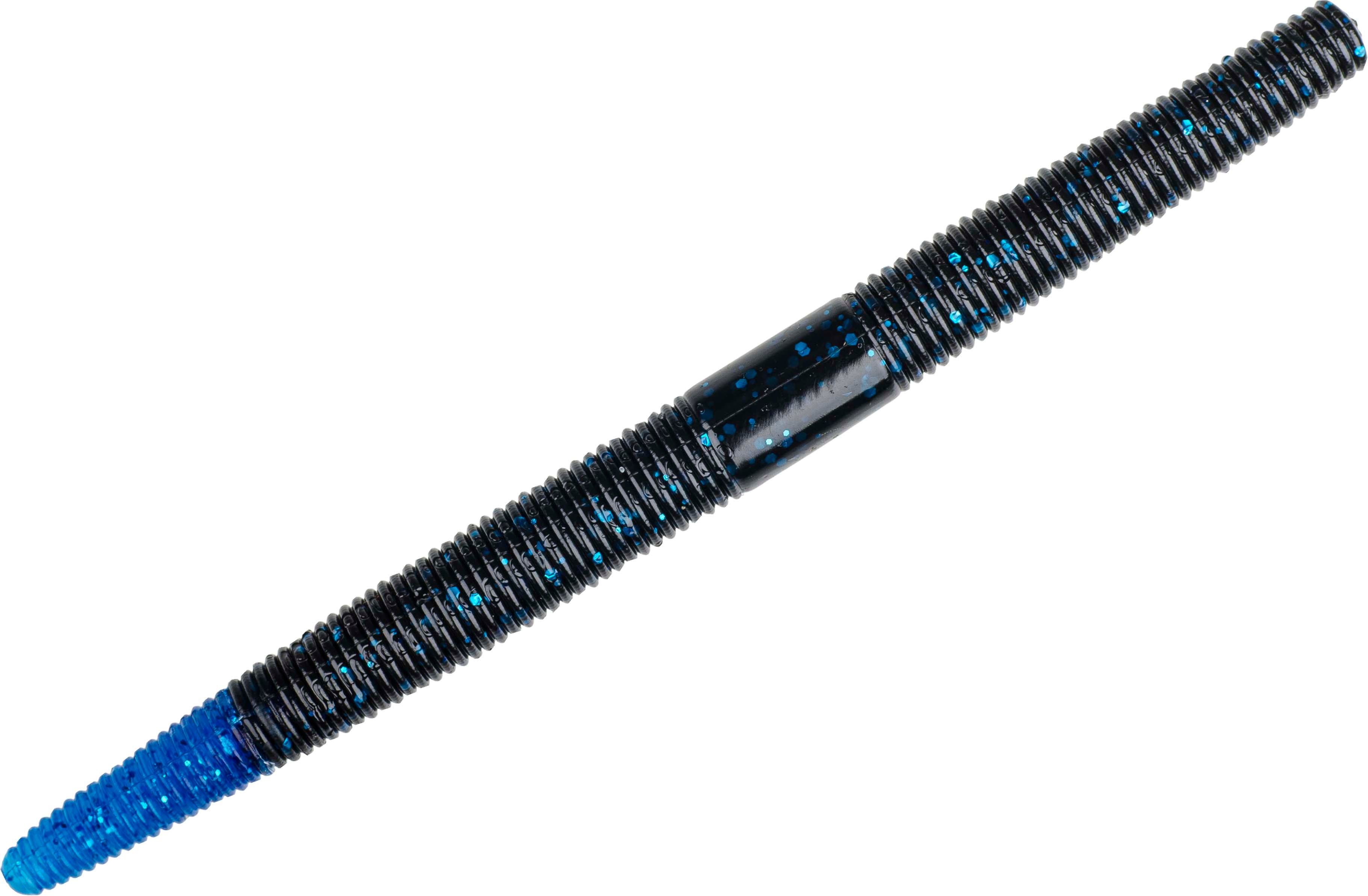 20 pk 5 Senko Style-BLACK/ELECTRIC BLUE LAM-Soft Plastic Worms  SCENT-SALT-USA