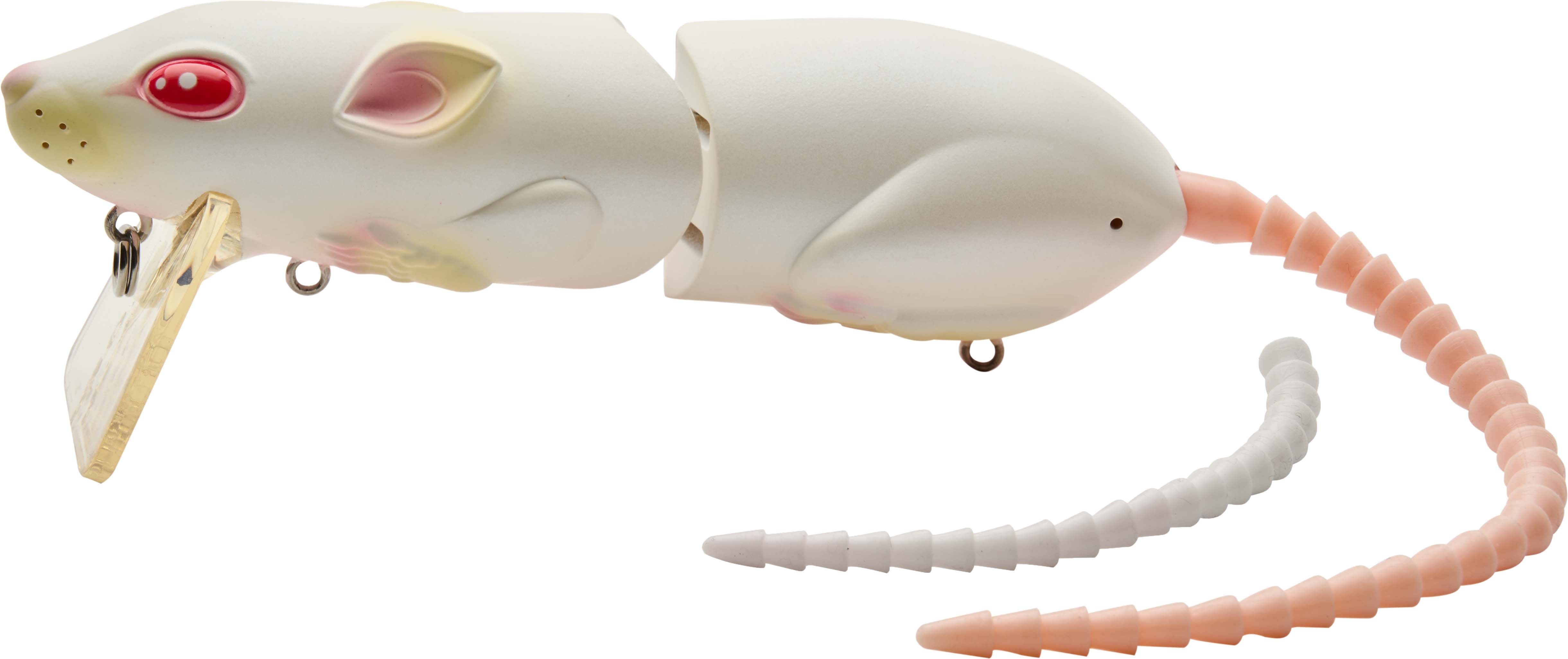 bass rat fishing lure Spro Rat 50 White