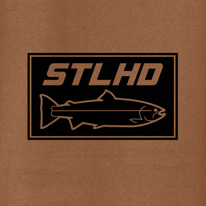 STLHD Men's Yuba River Saddle Brown Premium Hoodie
