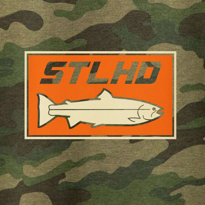 STLHD Men's Woodlands Camo Standard Hoodie
