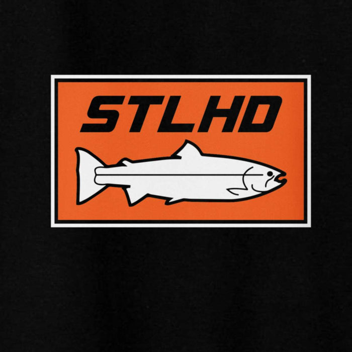 STLHD Men's Standard Logo Black Standard Hoodie
