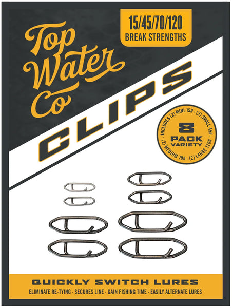 Top Water Co. Speed Clips 8 pk / Sample Pack