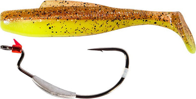 Z-Man 4 Inch DieZel MinnowZ & ZWG Weighted Swimbait Hook Combo