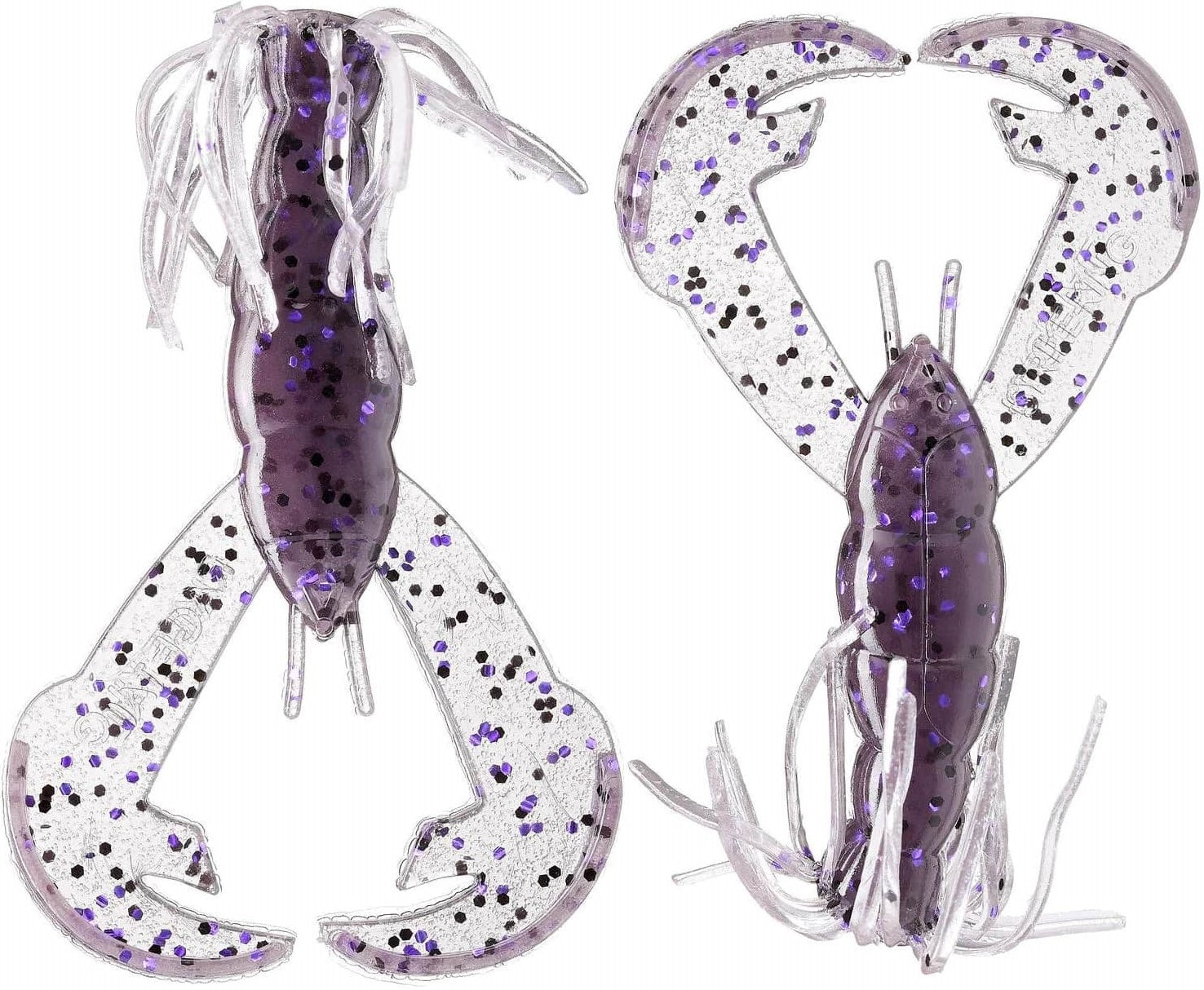 Esca Soft Bait Strike King Rage Tail Craw - Gambero In Plastica Per Pesca Sportiva, Azione Vibrante, Adatto Per Texas Rig E Jig