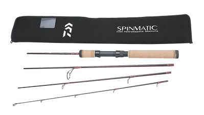 Daiwa Spinmatic 4 Piece Travel Ultralight Spinning Rods — Discount