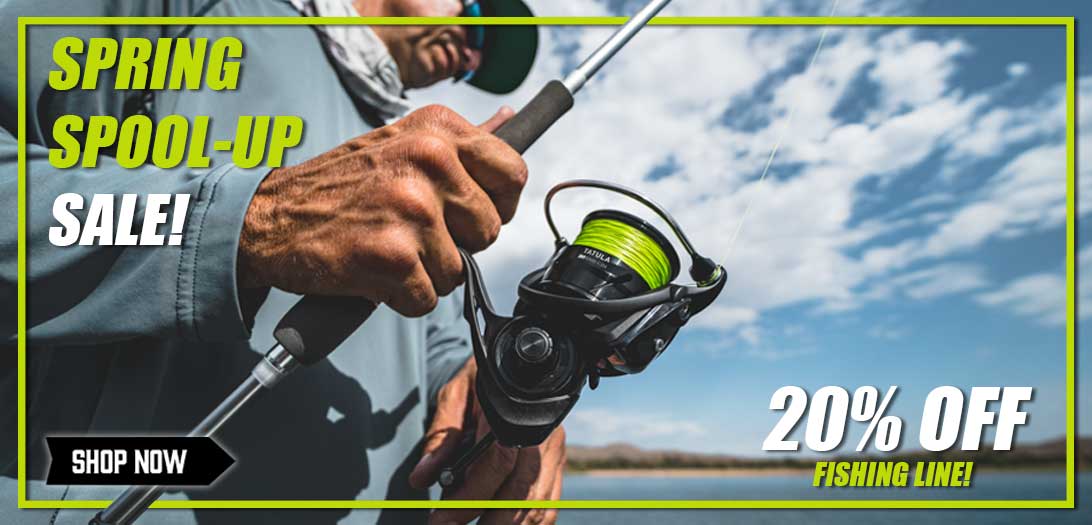 Enjoy 20% OFF your favorite fishing line! 