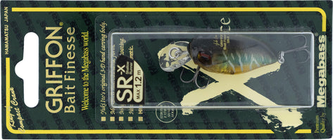 Megabass Griffon SR-X (BFS) Shallow Diving Crankbait - 1.5 Inches - Respect Series - Gin Tonic Tiger