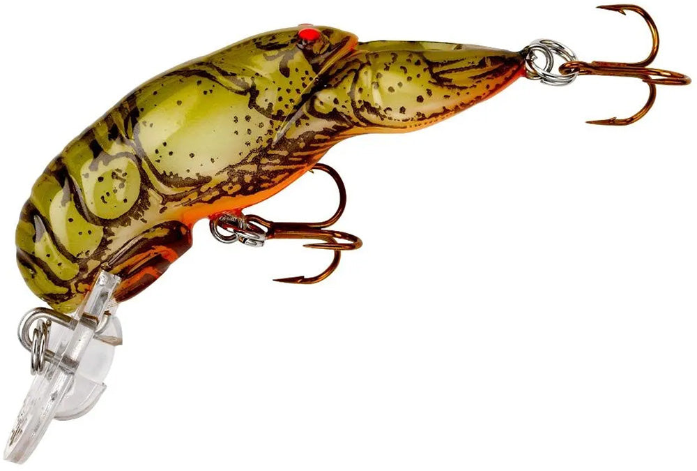 bass lure weighted hook with crawfish trailer Rebel Teeny Wee Crawfish Stream Crawfish