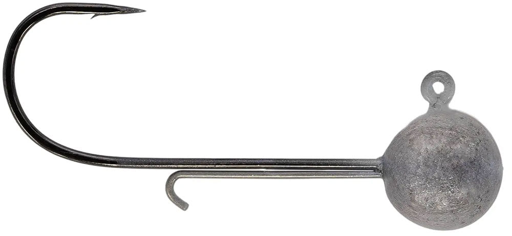 big bite baits weighted hooks Swimmer Ball Head 1/8 oz 3/0 Black Back