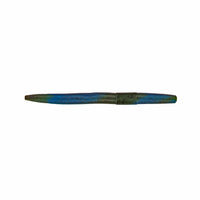 Green Pumpkin Blue Swirl - 5 inch