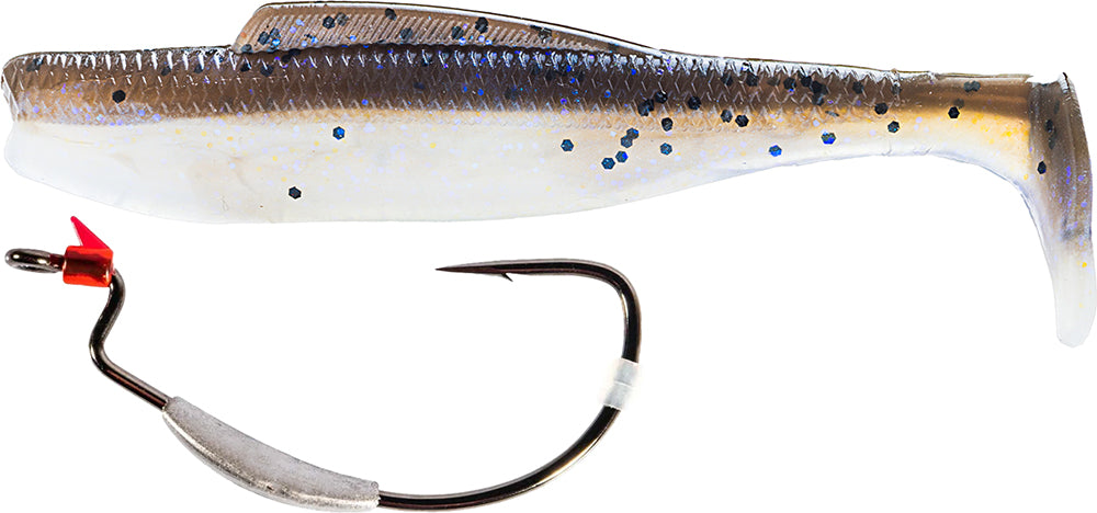 2 belly weight 5 hook prop bait Z-Man 5 Inch DieZel MinnowZ & ZWG Weighted Swimbait Hook Combo