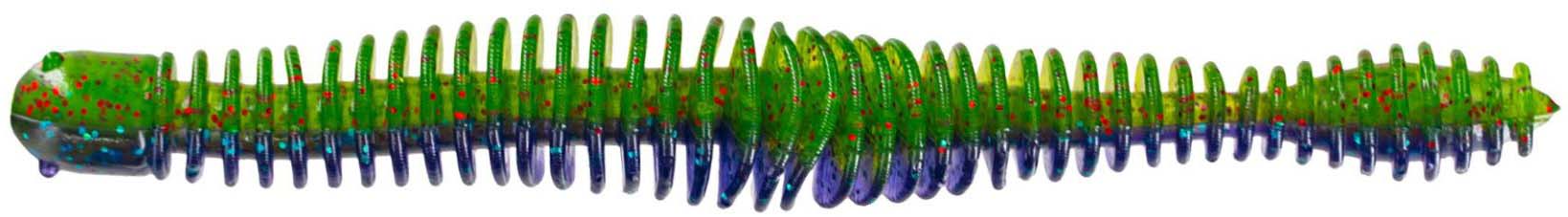 Big Bite Baits Coontail Worm 4 3/4 inch Ribbed Worm