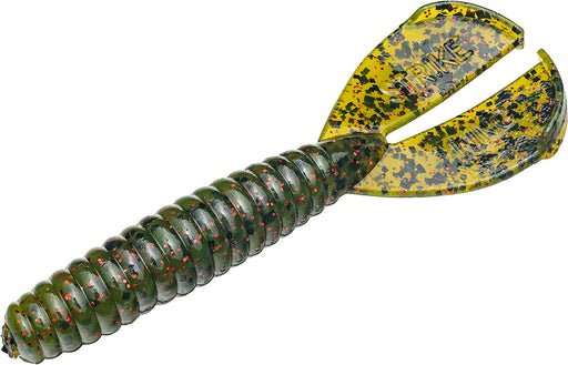 Strike King Twin Tail Rage Menace 3.5 inch Soft Plastic Grub 8 pack - Watermelon Red Flake