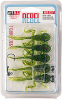 Rebel Tadpole Soft Plastic Toad Kit - 2.5 Inch