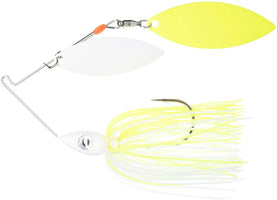 White & Chartreuse No Glitter - 3/8 oz