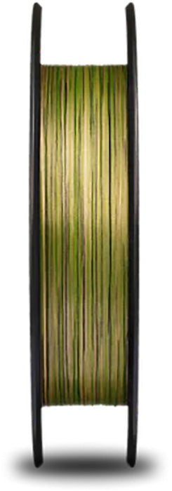 X-Braid X8 Finesse Multicolor Green w/White Markings Braid - 165 Yard Spool
