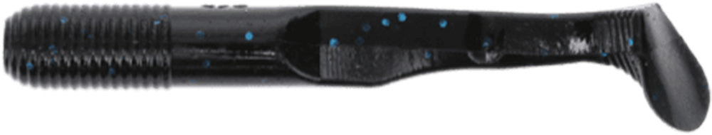 Black W/Large Blue Flake