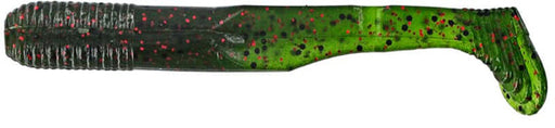 Gary Yamamoto 3.5 Inch Swim Senko Paddle Tail Swimbait - 7 Pack - Watermelon W/Black & Red Flake