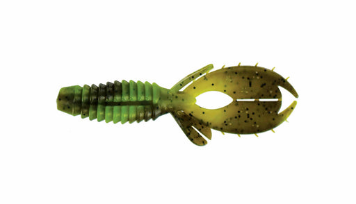 Big Bite Baits YoMama Soft Plastic Creature Bait - Green Pumpkin Chartreuse Swirl