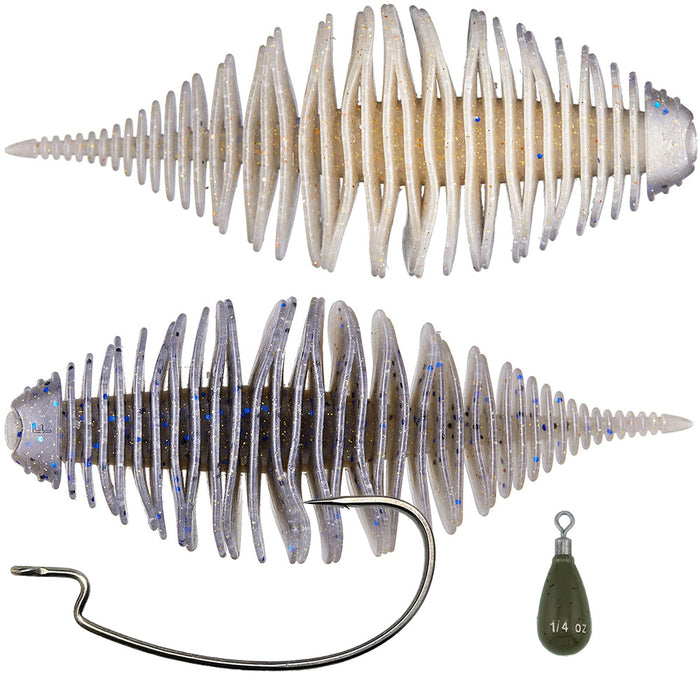 Geecrack Bellows Gill 3.8 Inch Floating Free-Rig Kit