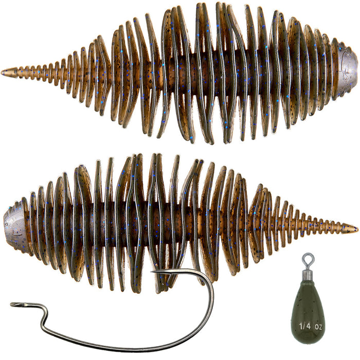 Geecrack Bellows Gill 3.8 Inch Floating Free-Rig Kit