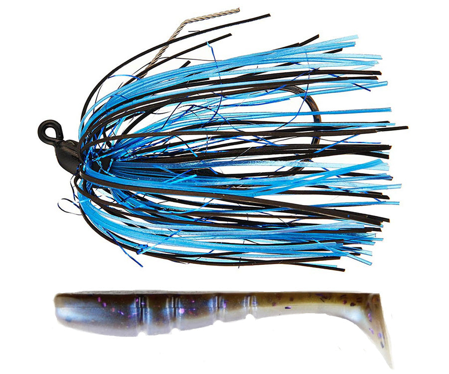 fish zone lures Xzone Pro Series Swammer Swimbait & Core Tackle Swim Jig Combo — Discount Tackle realistic profile Complete Systems 15 Best Aquarium Plants Color:Chrome/Neon Blue