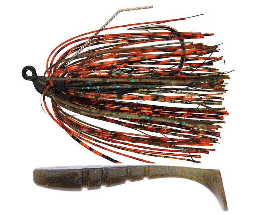 Xzone Pro Series Swammer Swimbait & Core Tackle Swim Jig Combo